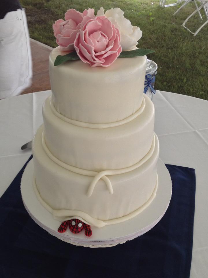 Martha & Dave's Wedding Cake